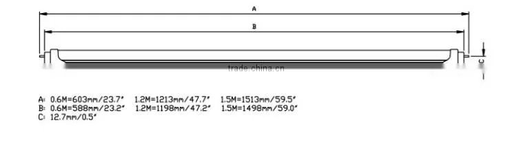 60cm wholesale price t8 tube light led zoo tube