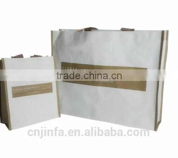 Eco-friendlyhigh quality European standard pp woven shopping bag