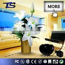 Best sell craft silk flower optical fiber artificial flower from foshan factory