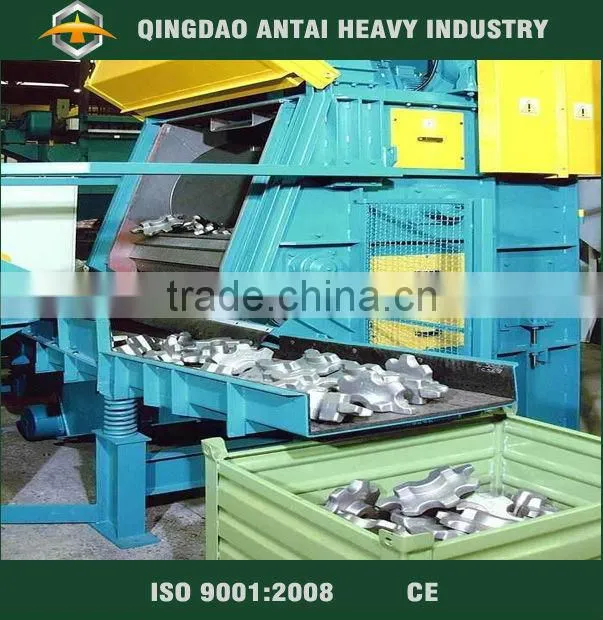 Leading rubber belt shot blasting machine