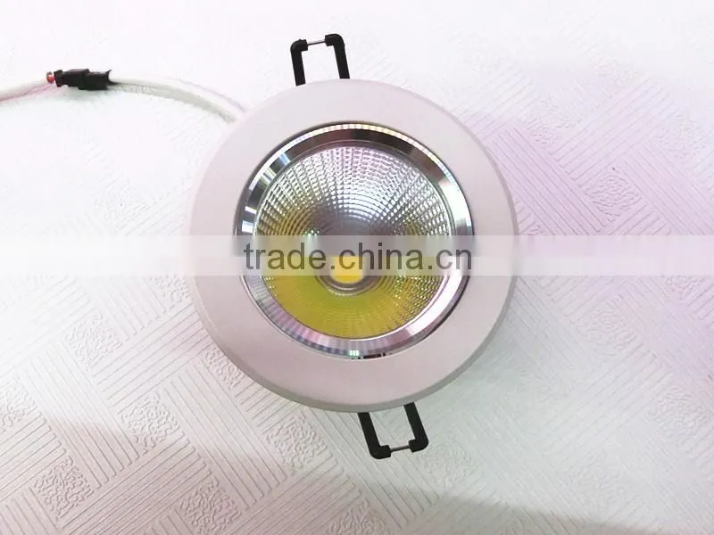 WW+W dimmable 0-100% COB LED down light,led focus light