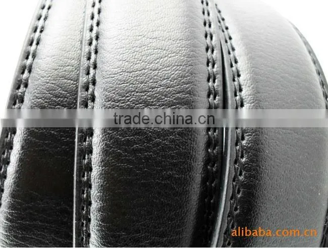 2016 Classic black split leather belt straps with common size