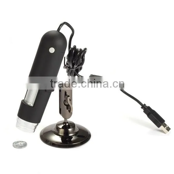 Hot mini handheld 20x-400x USB Digital Microscope with 8 LEDs Brightness Adjustable Measurement Software