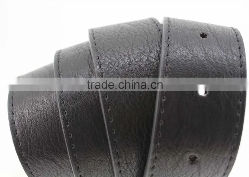 30Mm Women's fashion belt with White leather & Gold Buckle in chinese factory