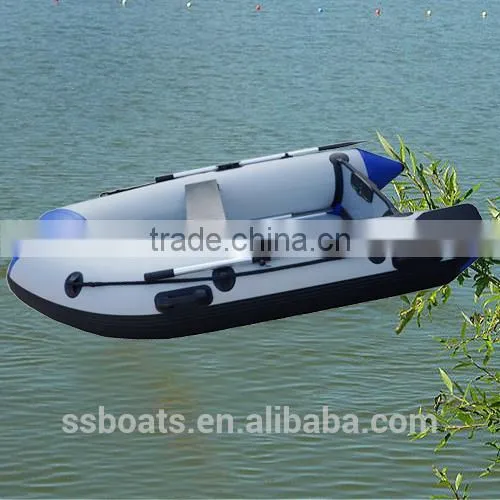 CE certificate top quality aluminum hull inflatable fishing boat