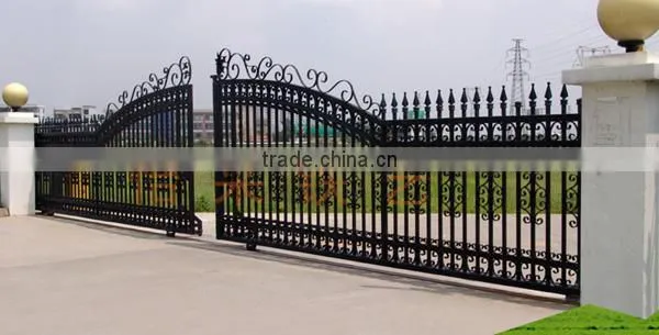 Modern fashionable wrought iron house gate designs