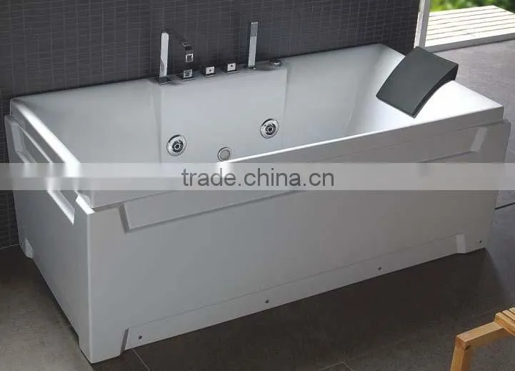 China indoor massage spa,corner bathtub with pillows,jet bath spa