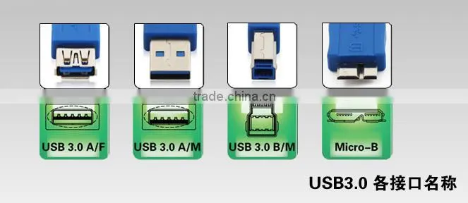 BLUE COLOR USB 3.0 AM TO BM FOR PRINTER