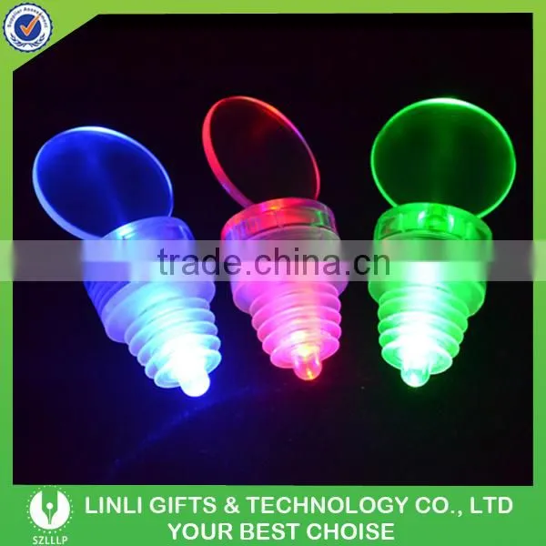 Led Cheerful Bottle Stopper With Logo Made In Shenzhen
