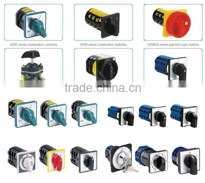 Lock switch high voltage changeover switch