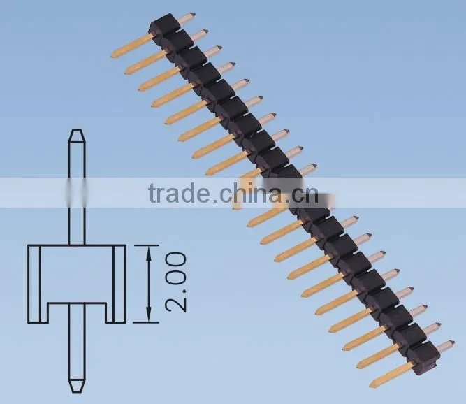 Pitch 1.0mm Single Row Pin Header SMT H=1.0