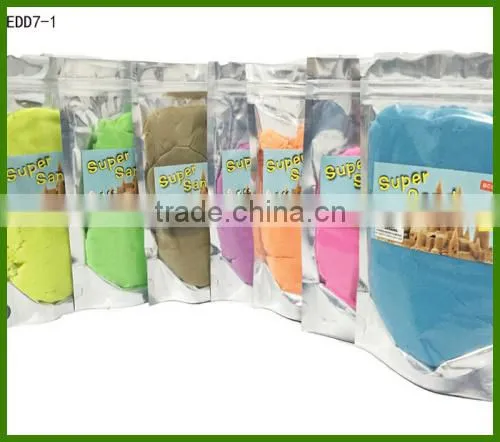 2015 newest dynamic natural sand art kids, sand Toys , cheap colored Moving sand in promotion
