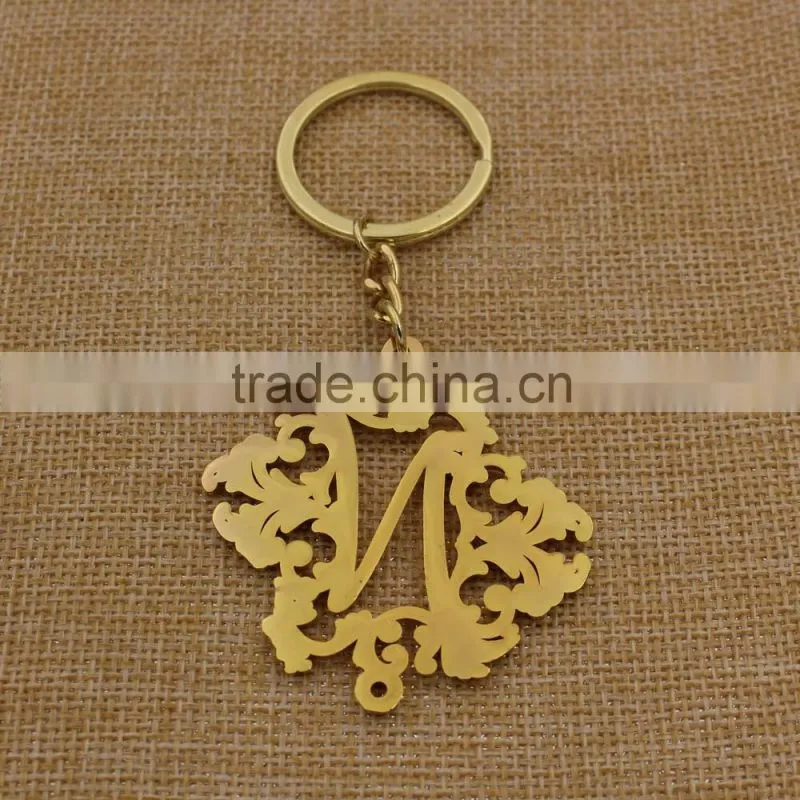 Custom promotion sale metal high quality metal zz top keychain