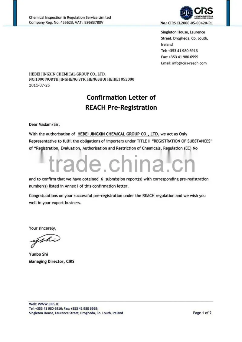 Calcium Stearate for masterbatch