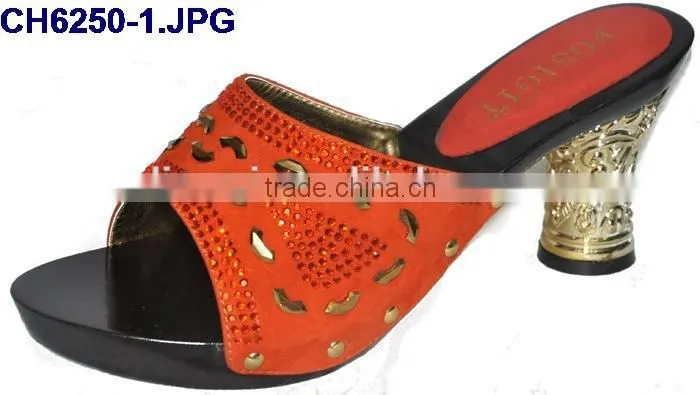 CH6250-4 Fashion women low heel /wholesale sandals for party