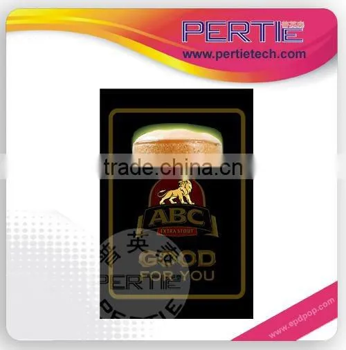 illuminated advertising optic panels advertising player advertising display stand -pop standee or billboard