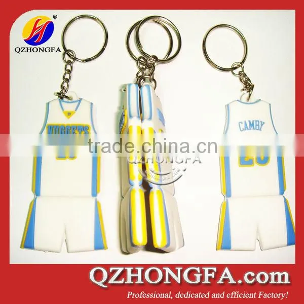 Promotional PVC Key Ring 3D Soft Printing Key Chain