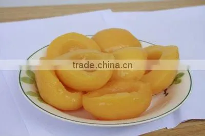 Canned Yellow Peach Halves in Light Syrup