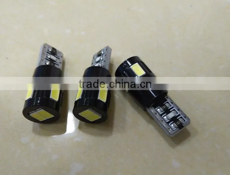 factory supply canbus t10 5630 ,9-32v auto bulb , car led bulbs