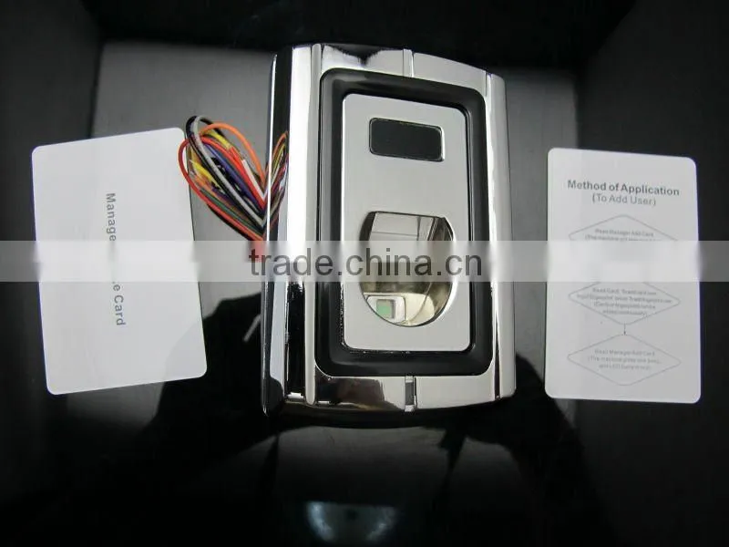 Metal Shell Fingerprint Reader with IR Remote Control, Biometric Fingerprint Reader