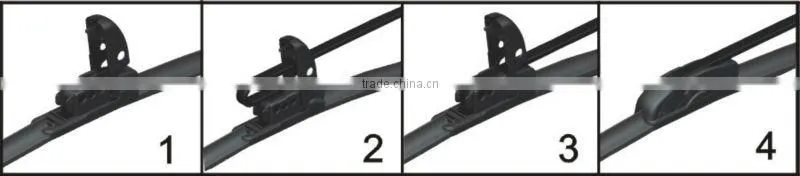 Rubber flat strip wiper blade factory wholesale wiper blades