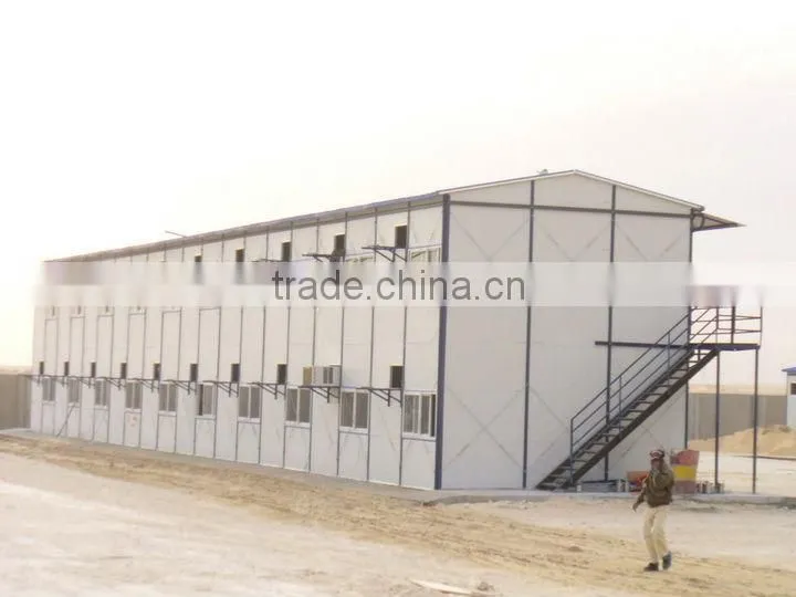 ISO&B.V. certificate fireproof sandwich panel prefabricated for workers' living