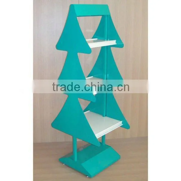 3 tiers tree shape paint display rack with good quality