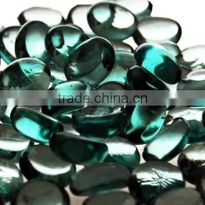 Wholesale Glass glowing Pebble for Ground decoration