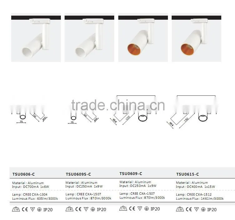 slim housing modern ra> 90 led track spotlight
