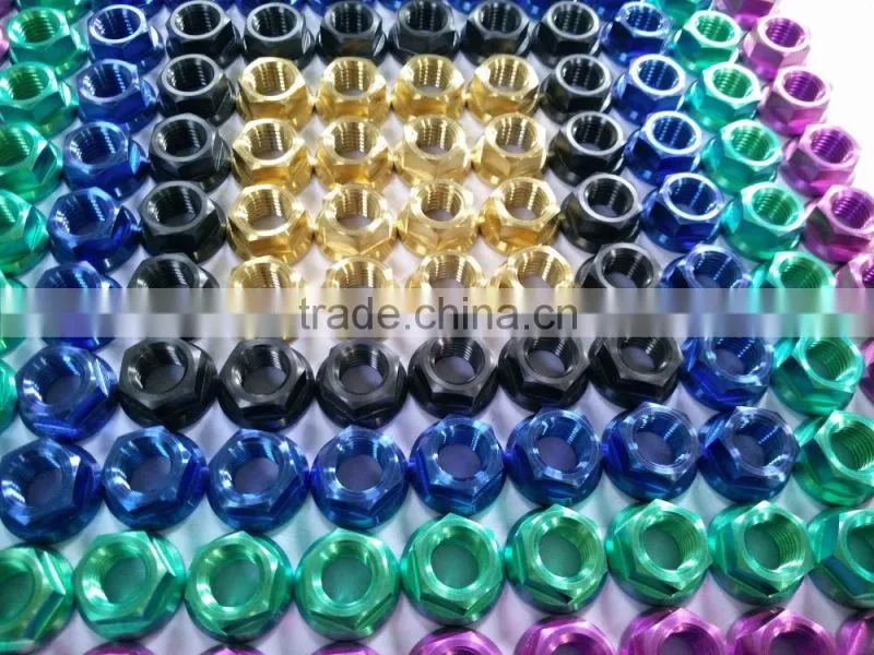 china supplier Color titanium nut in stock