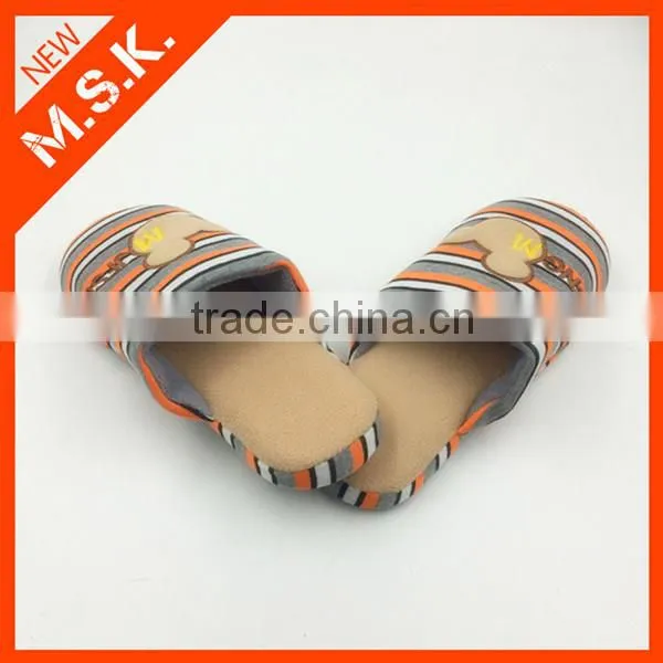 stripe New desigh animal pattern fashion indoor man slipper