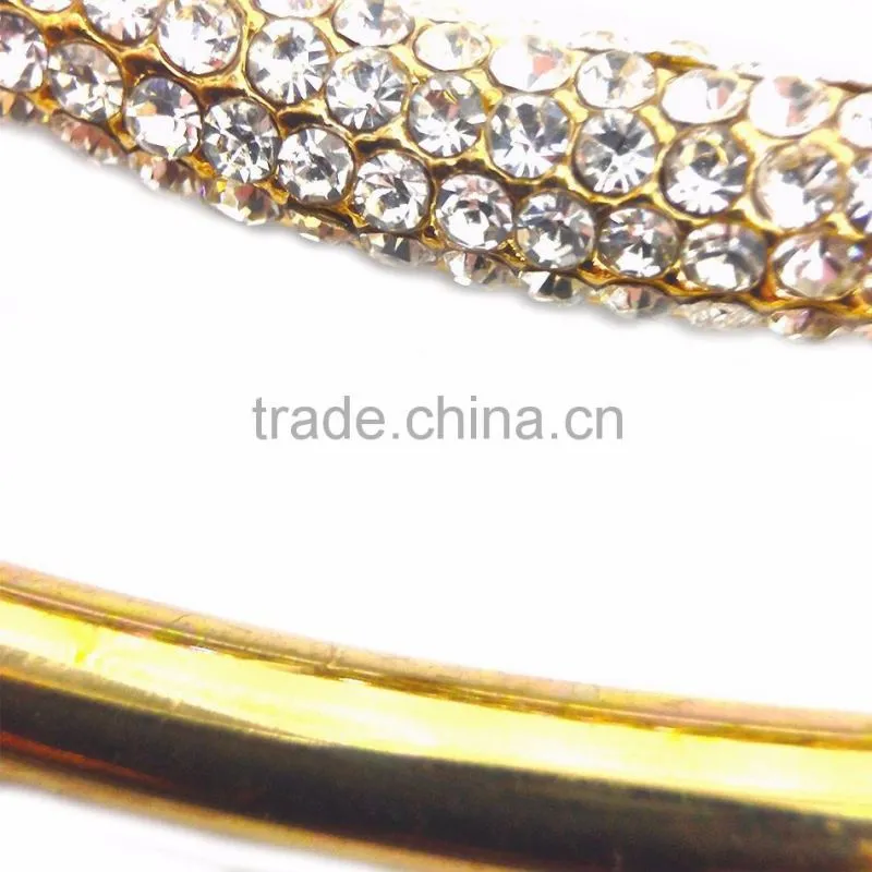 Fashion two strands of synthetic leather two gold plated tube design necklace