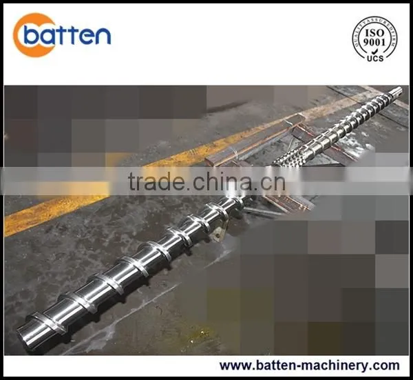 single screw extruder machine screw and barrel for PE plastic machine