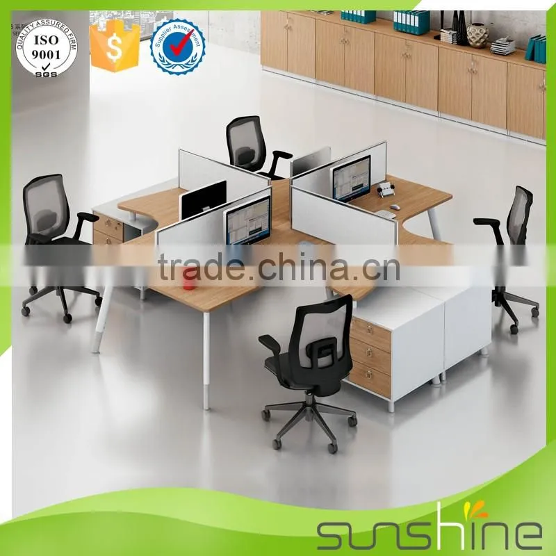 Workstation Office Open 4 Person Office Computer Workstation Desk
