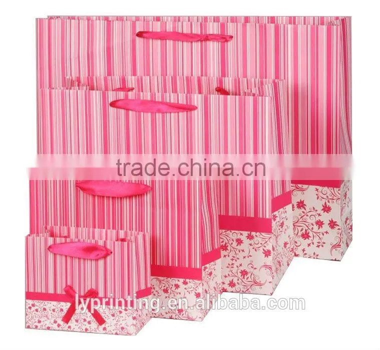 Hongkong paper bag carry bag printing Logo printing