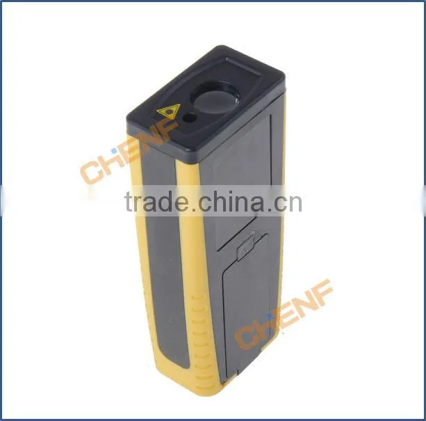 Newest Design Portable Digital LCD Retail package Yellow / Blue 100m(328ft) Laser Range Finder Rangefinder