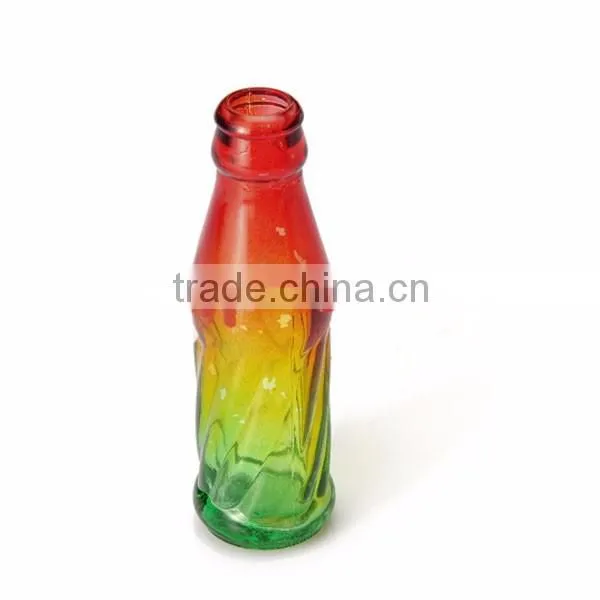 Modern design colorful glass metal water smoking pipe