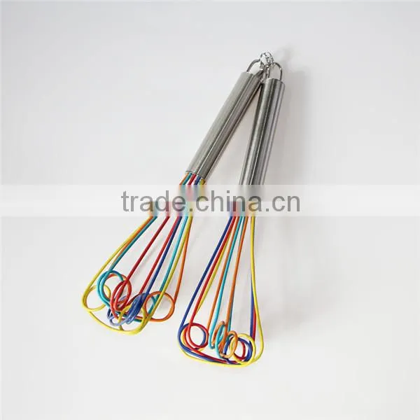 Hot sale new design silicone coated whisk