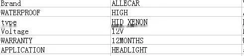 Hot selling 4300K h11 xenon lamp, auto hid bulb, h11 lamp hid lighting for retrofit