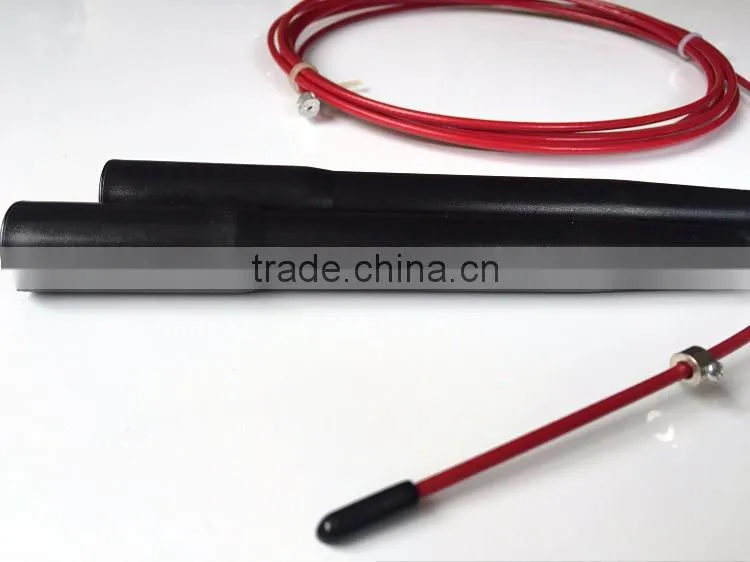 dynomaster Crossfit Cheap Adjustable Skipping Rope Cable Wire Speed Rope Handle Speed Jump Rope With Bearing