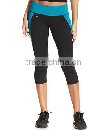 2015 newest girl's sexy yoga gym pants fashion crop pants