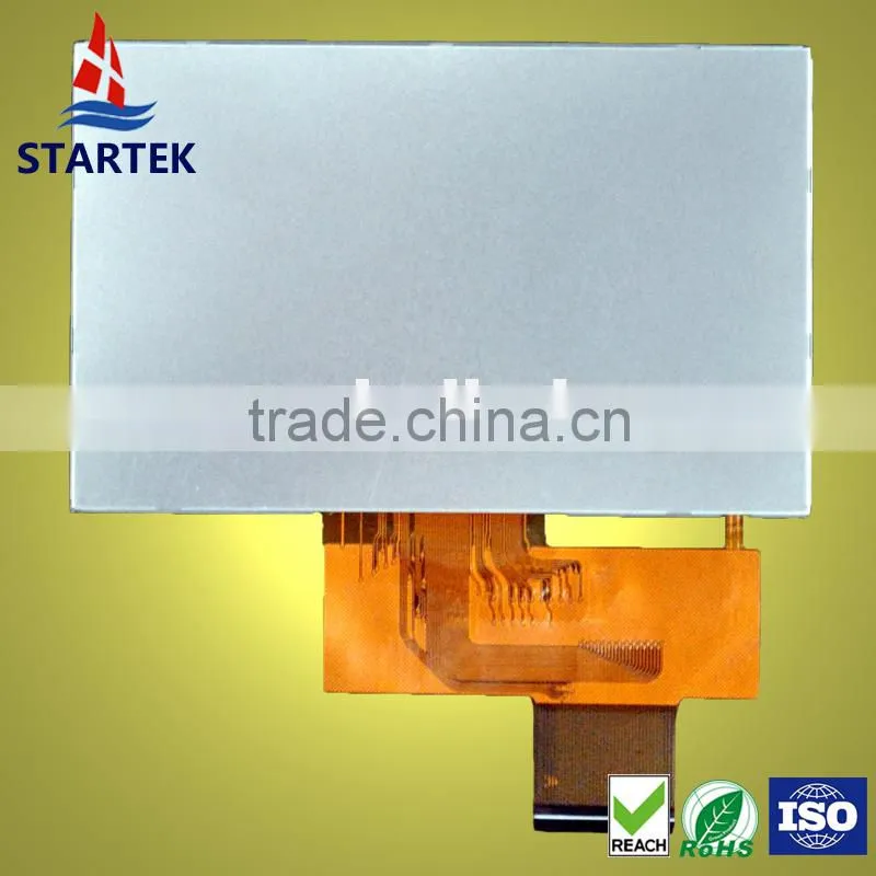 4.3 inch TFT LCD 480*272 full viewing angle with 8/16/18/24 bit RGB interface