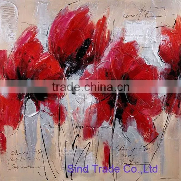 abstract figure oil painting on canvas