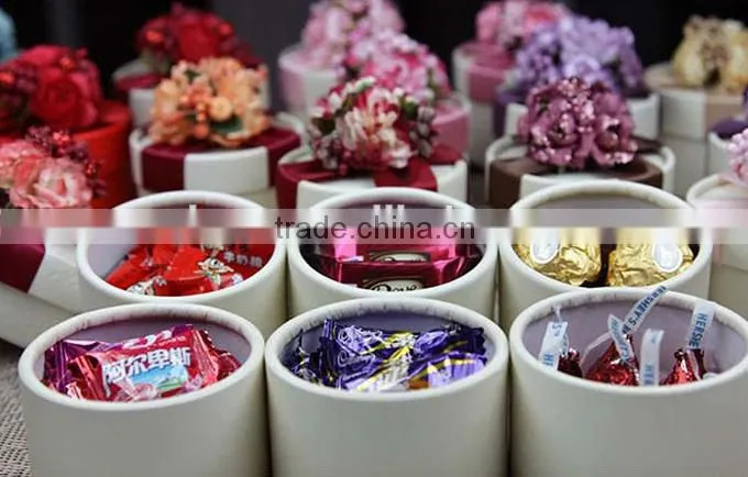 More Colors Personalized Paper Candy Boxes for Sale