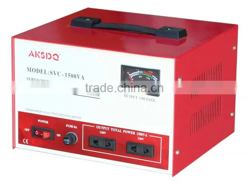 SVC/TND 5000w single phase high prcision automatic ac voltage stabilizer /YueQing WenZhou China