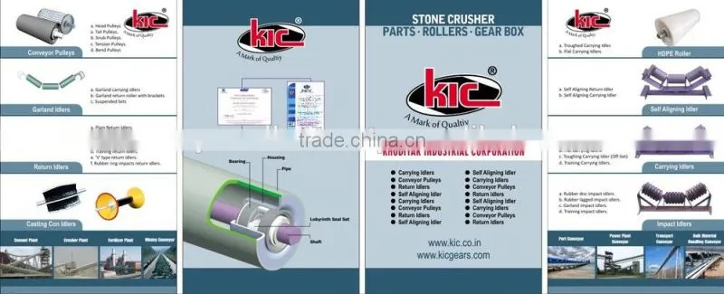 BELT CONVEYOR IDLER ROLLER FOR MINING