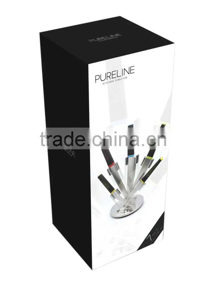 Stainless Steel Kitchen Knife Set/Modern Kitchen Knife/Royal Knife Set with Novel Wooden Stand