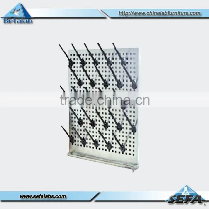 PP pegboard dry rack with detachable peg for laboratory use