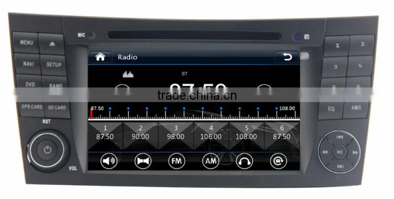 car dvd car radio for BENZ W211 with Rear View Camera GPS BT IPOD TV Radio RDS