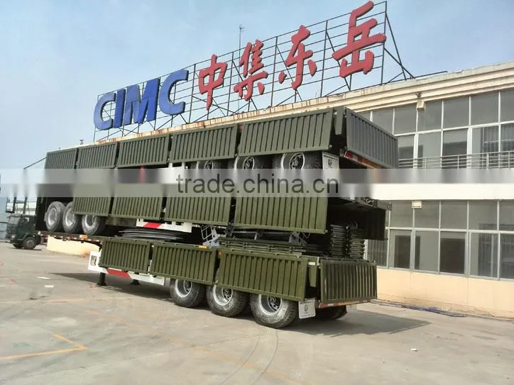 CIMC Animal Pig Horse Carrier/Delivery Bulk Stake Cargo Trailer